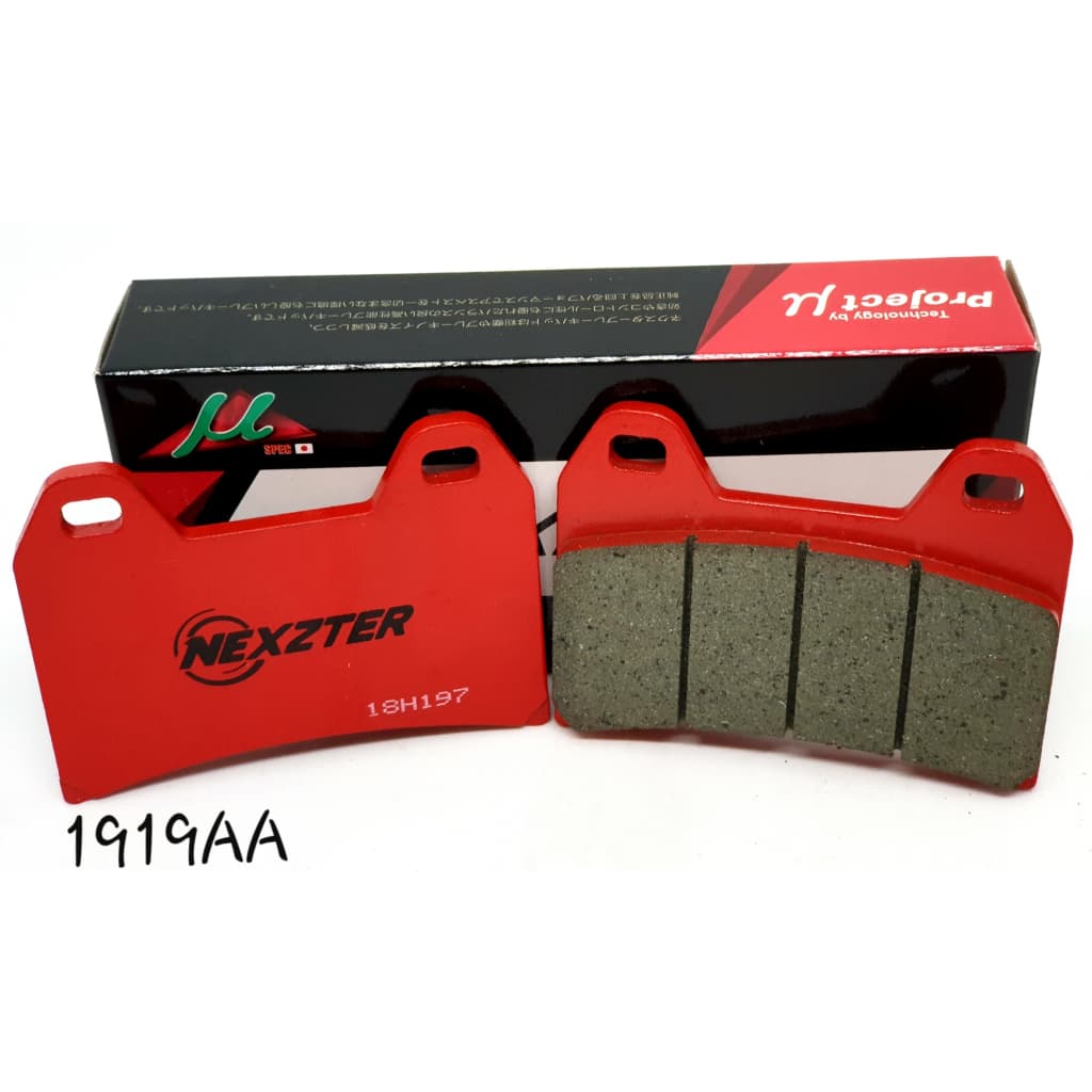 ผ้าเบรค Nexzter Brembo ทุกแบบ สำหรับ ปั้ม 4pot หูชิด ปักข้าง M4,M32,M50,GP4RX,stylema รูปที่ 9