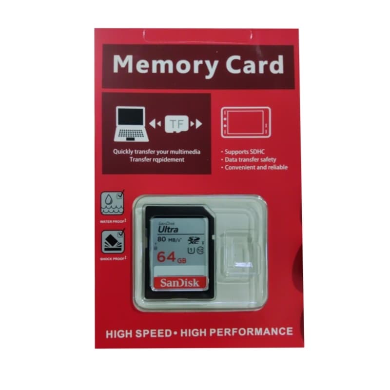 การ์ดหน่วยความจำความเร็วสูงของกล้อง SD Card Memory Card เมมโมรี่การ์ด 16/32/64GB เหมาะใช้กับกล้อง KiTBEEZ KF-1/KP-1 รูปที่ 8