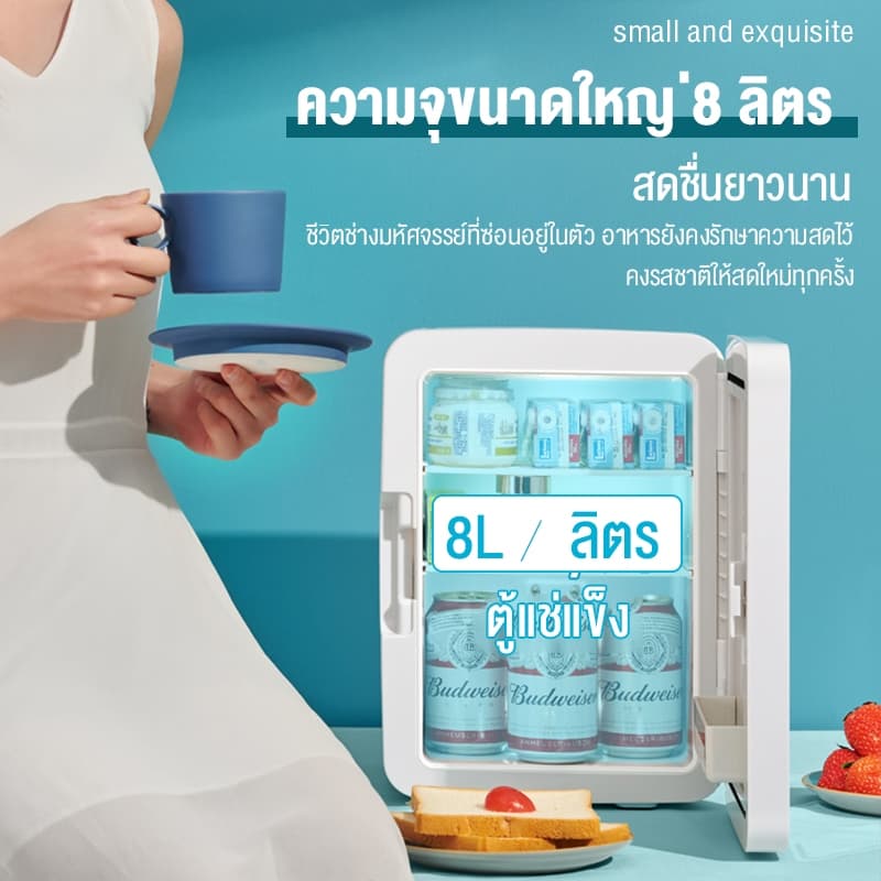 SANDE ตู้เย็นมินิ 10L ใส่ท้ายรถได้ ประหยัดพื้นที่ ประหยัดไฟ พกพาไปได้ทุกที่ คุ้มค่าสมราคา รูปที่ 3