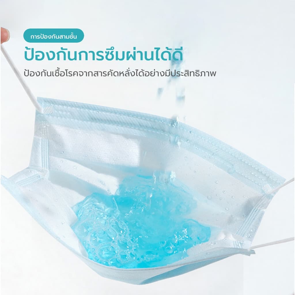 Simple Healthcare หน้ากากอนามัย Medical Mask 3 ชั้น กรองเชื้อ 99.9% รูปที่ 7