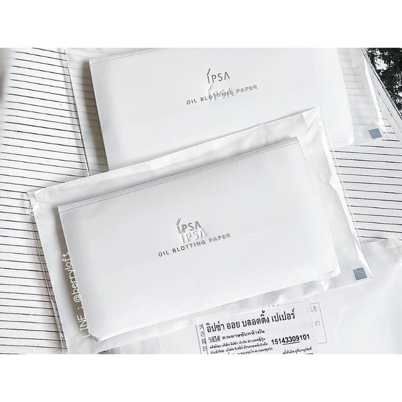 ฉลากไทย ผลิตปี 2025 IPSA Oil Blotting Paper 120 แผ่น