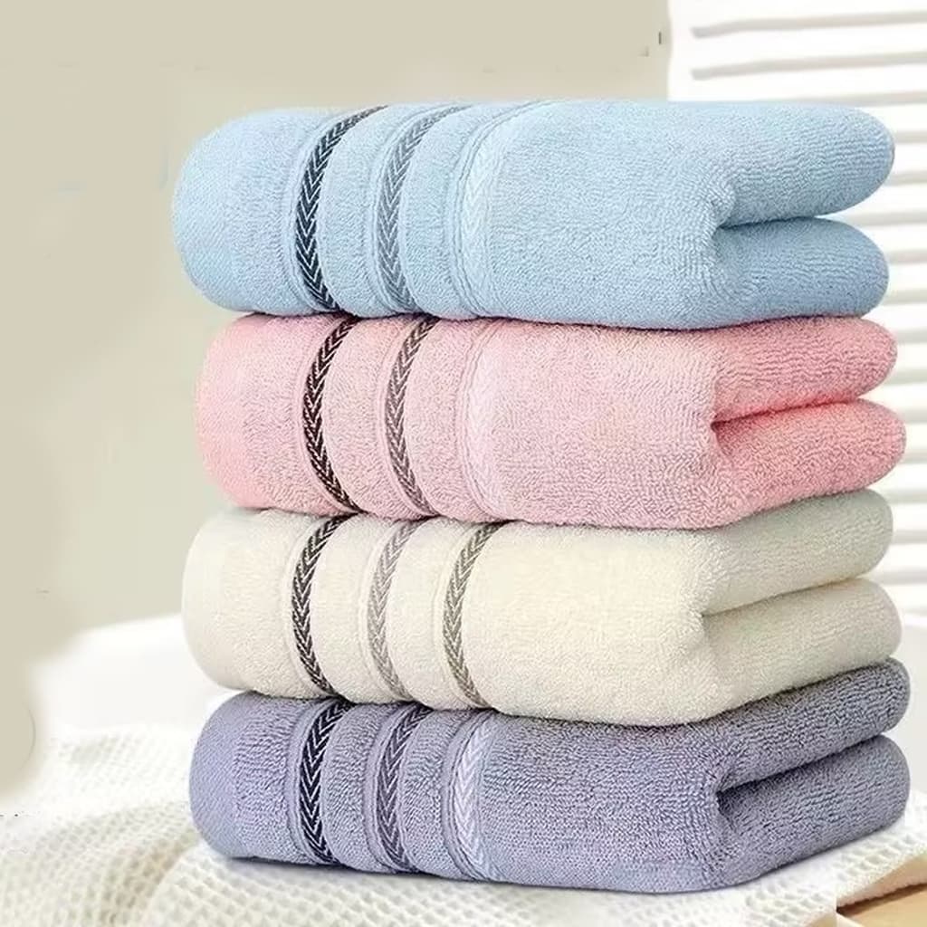 ผ้าขนหนู 33*73cm คอตตอน cotton100% สำหรับเช็ดผม ไม่ใช่ผ้าผืนใหญ่ เหมาะสำหรับเด็กและผู้ใหญ่ รูปที่ 5