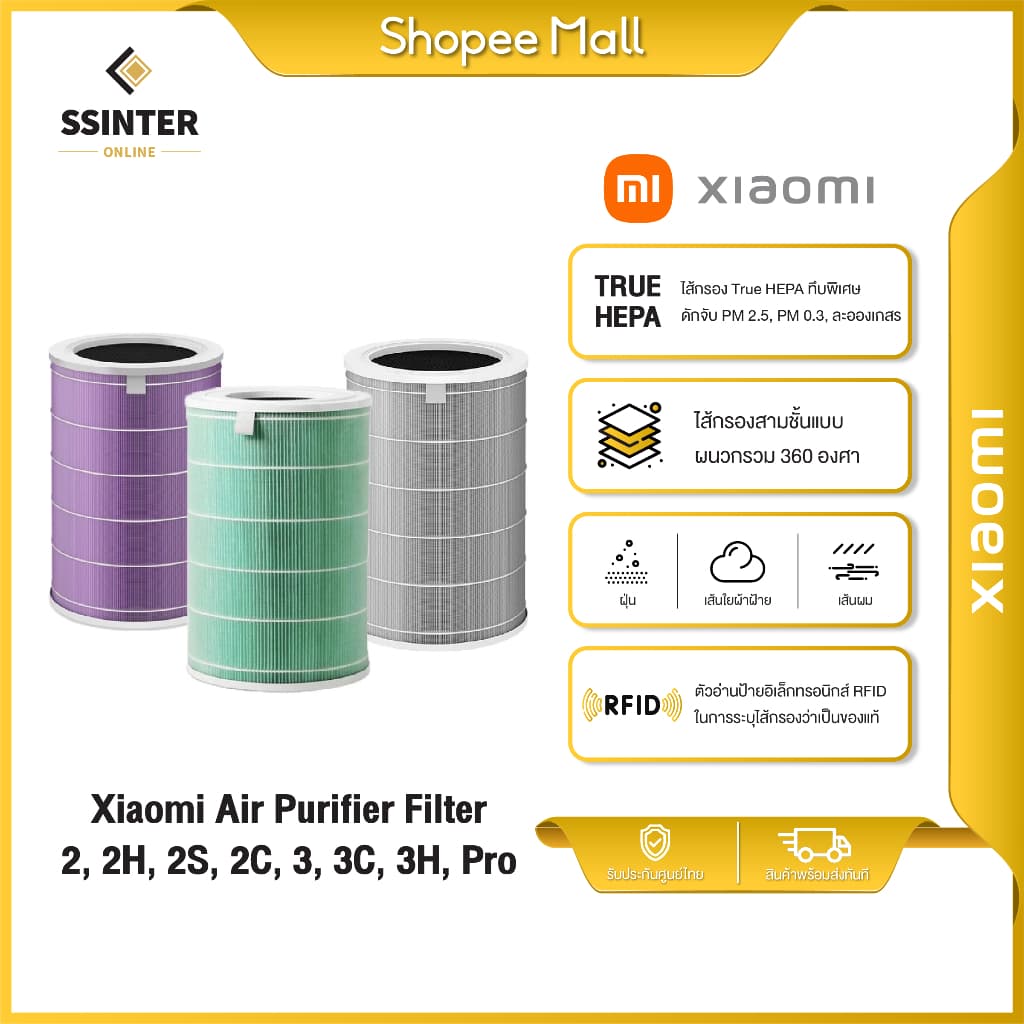 Xiaomi Mi Air Purifier Filter เสี่ยวหมี่ ไส้กรองเครื่องฟอกอากาศ รูปที่ 1