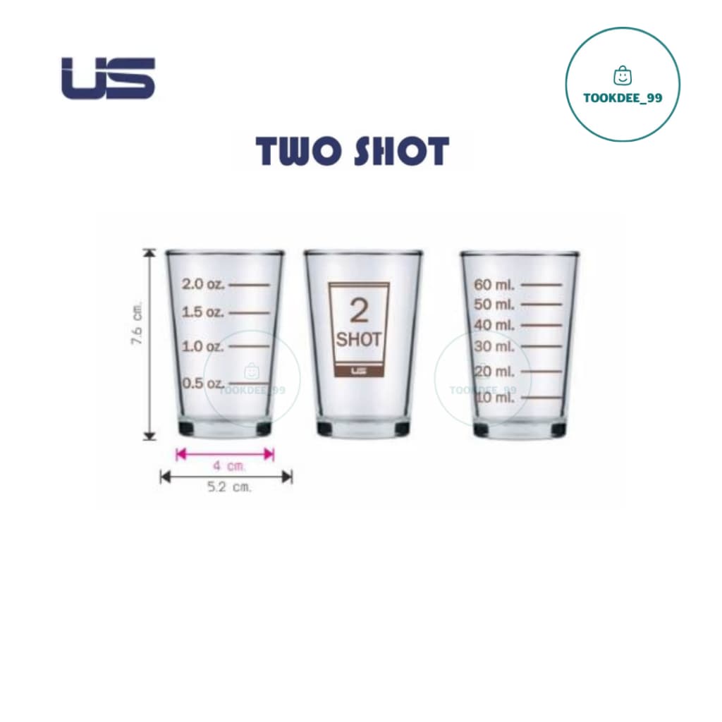 US แก้วตวงมีสเกล แก้วช็อต รูปที่ 5