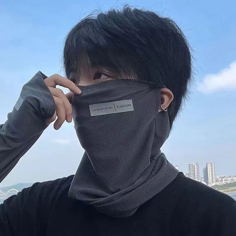 ผ้าบัฟกันแดด ปลอกแขนกันแดด กันลม กันฝุ่น ป้องกันแสงUV ผ้าเรย่อนยืดระบายได้ดี ไวจากไทย รูปที่ 2