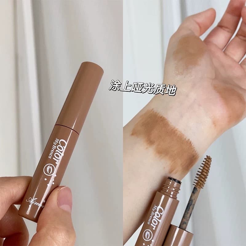 Aimeili Light and Dazzling Three-Dimmensional Eyebrow Cream ครีมปัดขนคิ้ว ย้อมสีคิ้ว ติดทน กันน้ำ เซตคิ้วตั้ง รูปที่ 7