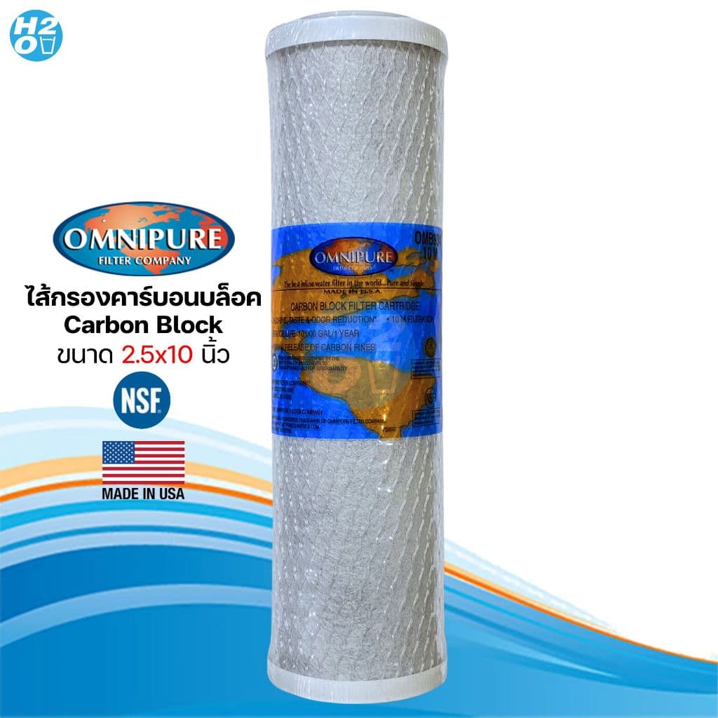 รวมไส้กรองน้ำเกรดA ดีสุดในไทย USA ไส้กรอง PP, คาร์บอนบล็อค,Brand Purtrex, Omnipure,Matrikx, NSF WQA รูปที่ 6