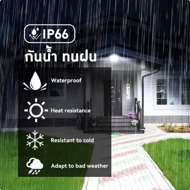 EVE Floodlight LED โคมไฟฟลัดไลท์ 10W รุ่น Slim แสงขาว แสงเหลือง รูปที่ 3