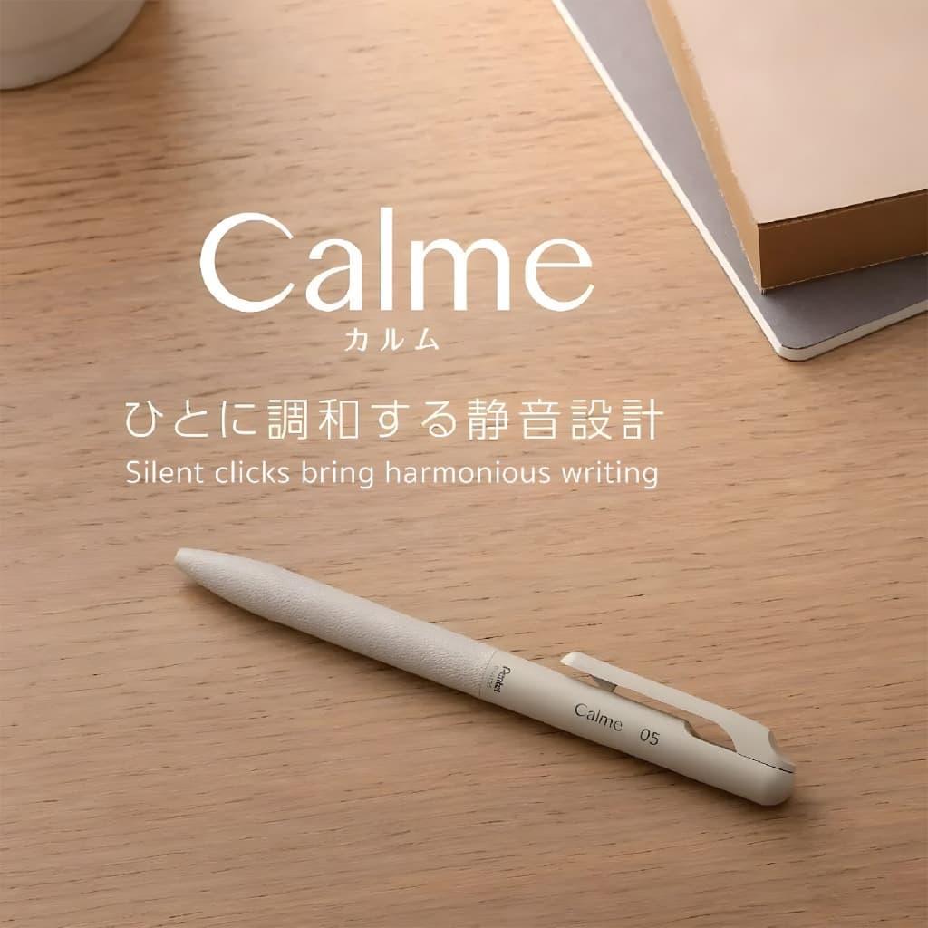ปากกาลูกลื่น PENTEL CALME 0.5mm , 0.35mm และรุ่น 3 สีในแท่งเดียว ลดเสียงรบกวน นำเข้าจากญี่ปุ่น รูปที่ 7