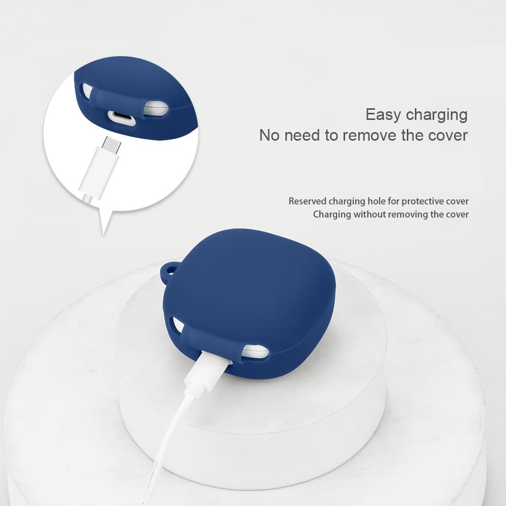 เคส สําหรับ Redmi Buds 6 Play ซิลิโคนนิ่ม กันรอยขีดข่วน ลายดอกไม้ นักบินอวกาศ พร้อมตะขอ เคส Redmi Buds 6Play รูปที่ 6