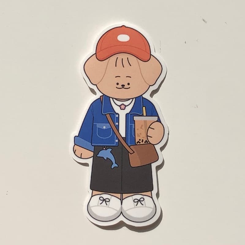 Sticker die cut 100% สติกเกอร์ OOTD รูปที่ 6