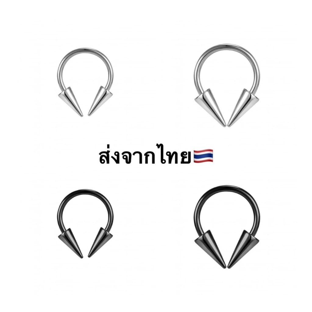 JP29 จิวปาก จิวเกือกม้า Stainless 316L สแตนเลส ส่งจากไทย รูปที่ 3