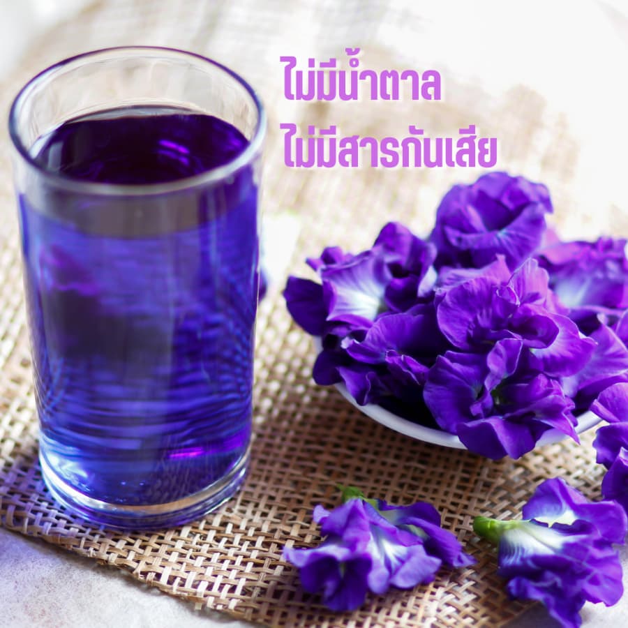 อัญชันผงสกัด ละลายน้ำไม่มีกาก ตราดอยอ่างขาง ขนาด 100 กรัม รูปที่ 3