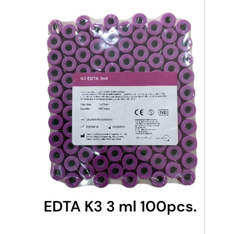 Blood collection Tube blood tube 100 pcs. รูปที่ 3