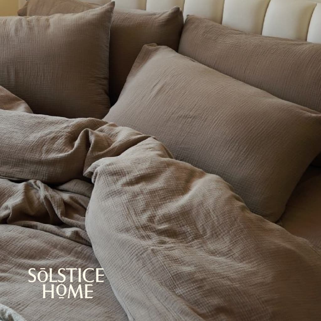 ปลอกหมอน ปลอกหมอนข้าง สีพื้น Solstice Home ผ้า Cloud Cotton เนื้อนุ่ม - สไตล์ มินิมอล ทำจากผ้าคอตตอน 100% รูปที่ 4