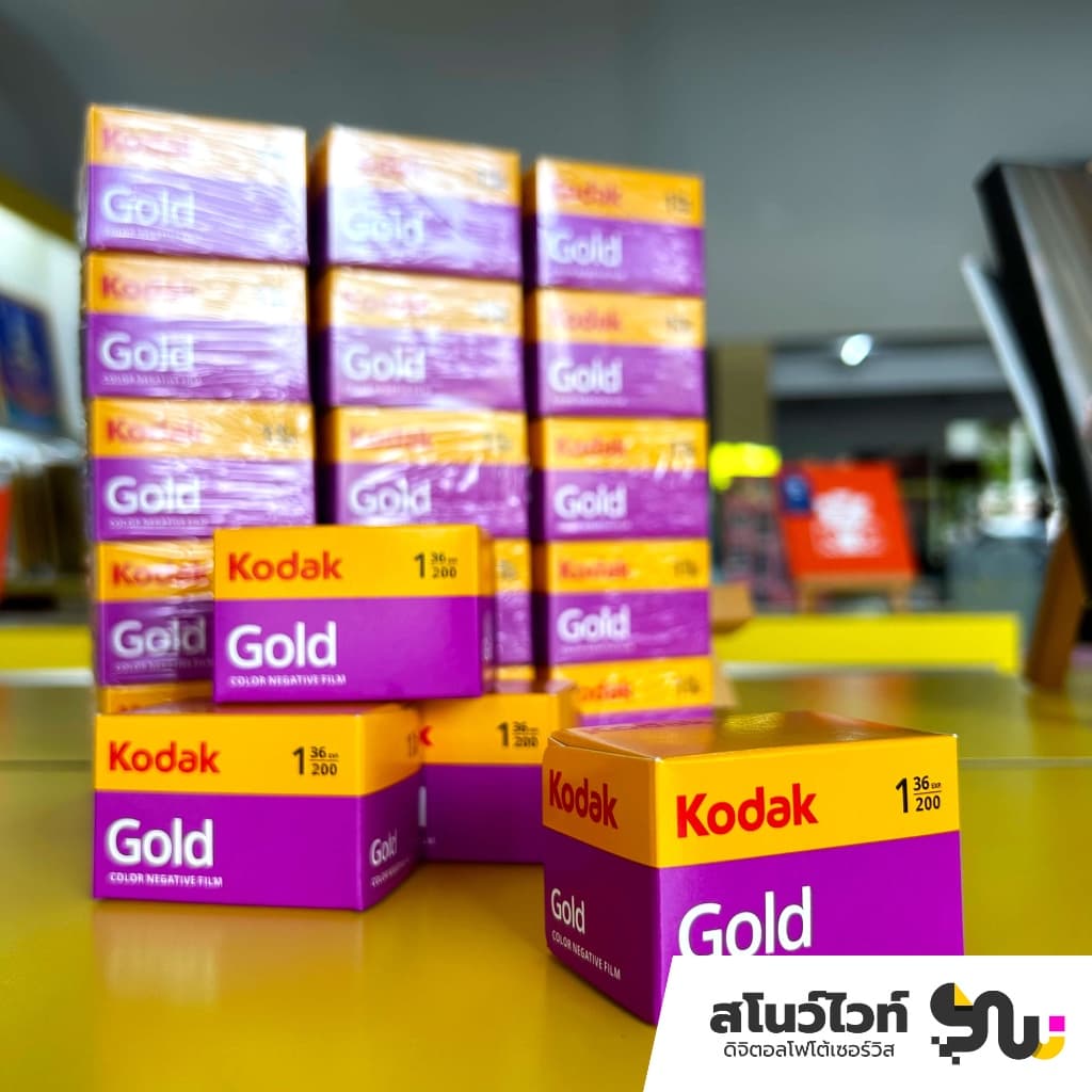 ฟิล์มสีโกดัก Kodak GOLD 200 Film ขนาด 135 ถ่ายได้ 36 รูป