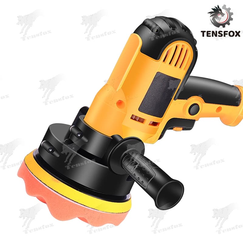Tensfox เครื่องขัดสีรถ 5นิ้ว 950W เครื่องขัดเงารถ เครื่องขัดสีรถยนต์ ขัดสีรถ ผ้าขนแกะขัดสี ฟองน้ำขัดสี อุปกรณ์ครบ รูปที่ 6