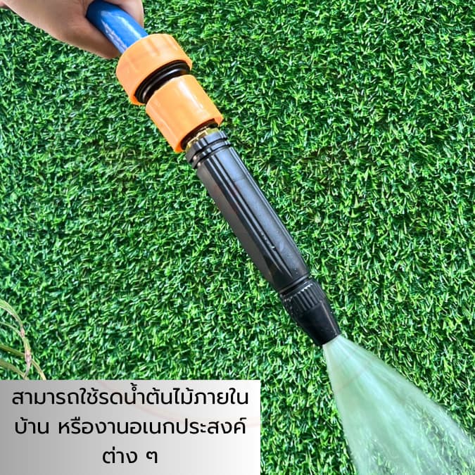 หัวฉีดน้ำแรงดันสูง ปืนสเปรย์ฉีดน้ํา อลูมิเนียมอัลลอย + พลาสติก ชุบทองแดง สําหรับล้างรถยนต์ รูปที่ 8