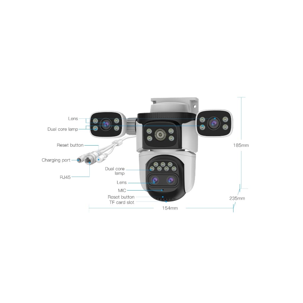 Vstarcam CS621ZS ความละเอียด 2 MP กล้องวงจรปิดไร้สายOutdoor มีAI+ รูปที่ 9