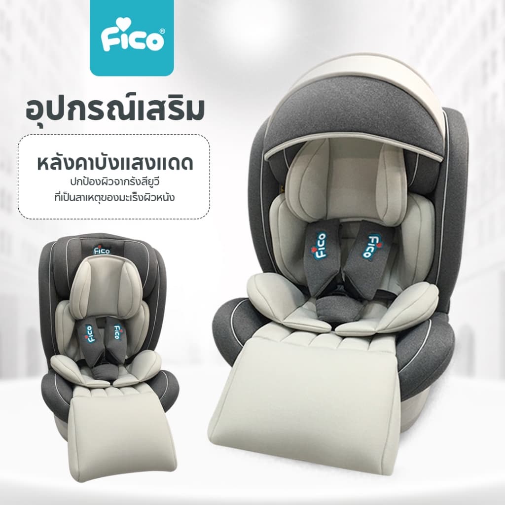 มาใหม่ 33 สี ปังๆ !! Fico คาร์ซีทเด็ก รุ่น Monty2 เพิ่มการรับประกัน 5 ปีเต็ม หมุน 360 องศา รูปที่ 5