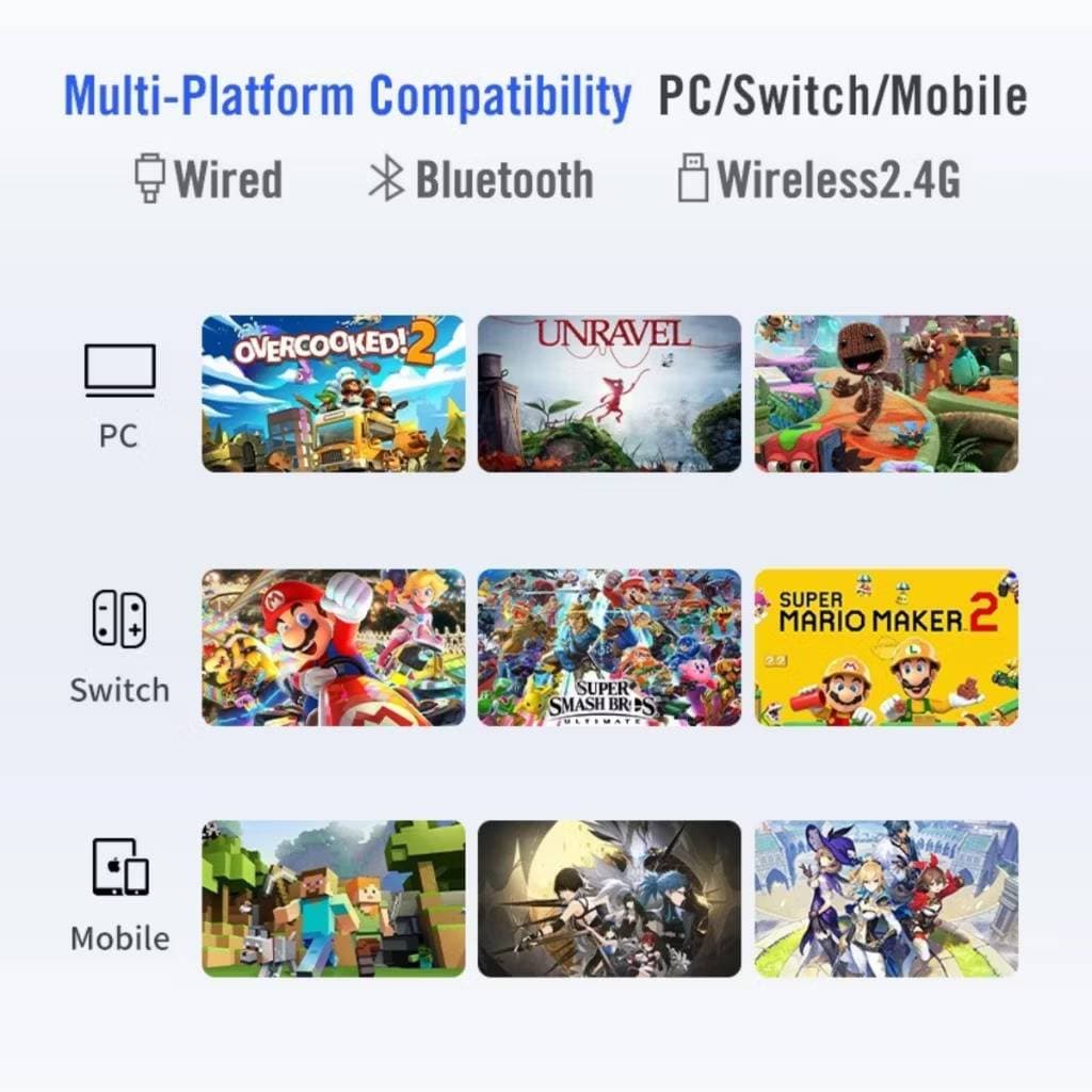 ประกันศูนย์ไทย จอยเกม Flydigi Dune Fox มีปุ่ม Turbo ในตัว จอยเกมส์ Multi-Platform Controller รองรับ Android, PC, Steam รูปที่ 5