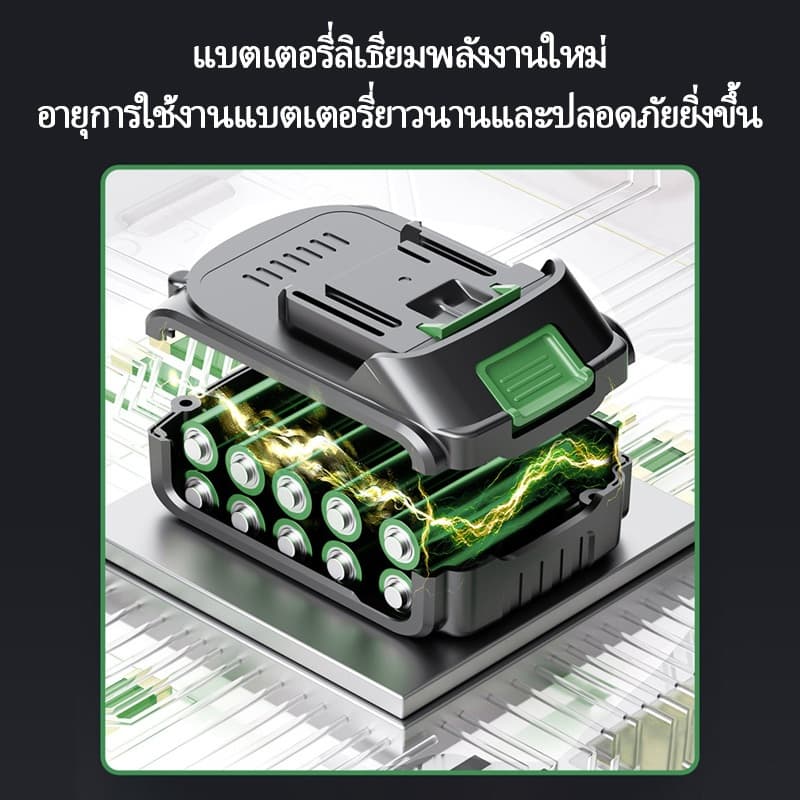 TTANZU8" เครื่องตัดหญ้าไร้สาย เครื่องตัดหญ้าไฟฟ้า มอเตอร์ BL เครื่องตัดหญ้า เครื่องตัดหญ้าแบตเ TZ-LM-2000 รูปที่ 4