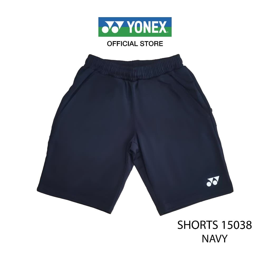 YONEX SHORTS 15038 กางเกงขาสั้น ผ้าโพลีเอสเตอร์ เนื้อสัมผัสนุ่มสบาย แห้งไว พร้อมเชือกผูก เหมาะสำหรับทั้งใส่ออกกำลังกาย รูปที่ 2