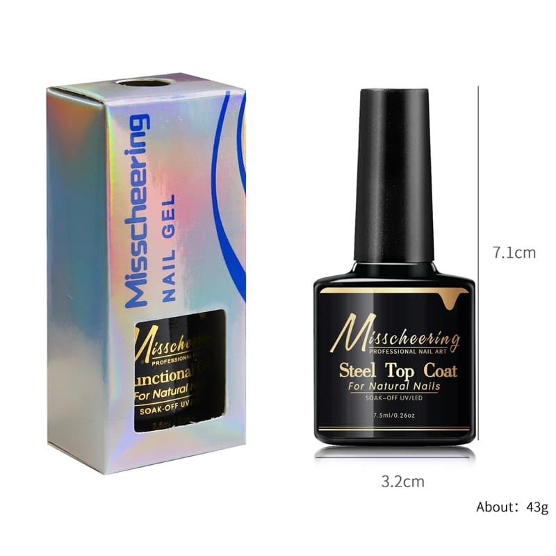 Misscheering ท็อปเงา ท็อปกระจก ท็อปด้าน เบส ขนาด 7.5ml สินค้า รูปที่ 5