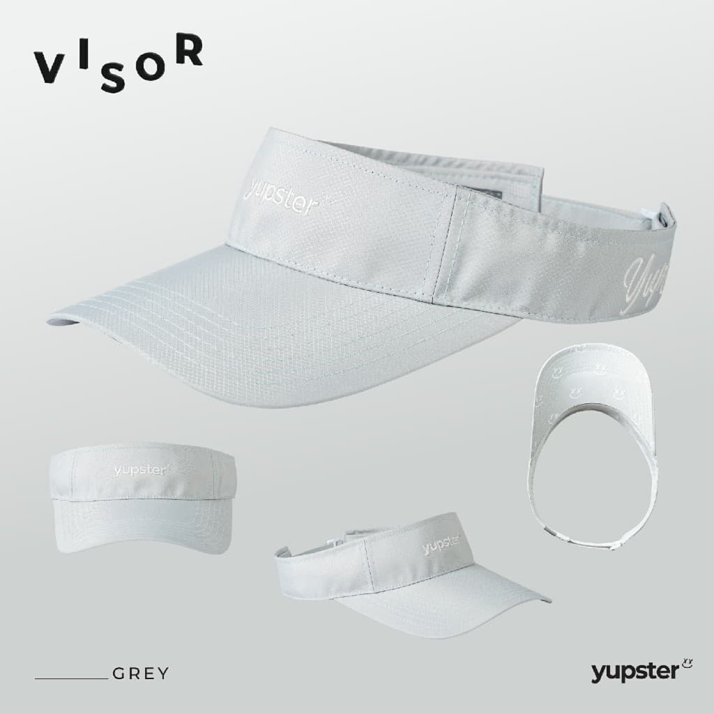 Yupster หมวกวิ่ง หมวกกันแดด Visor Cap รุ่น VISOR : 5 สี หมวกวิ่ง ตีกล์อฟ กันแดด ระบายอากาศดี จำนวนจำกัด รูปที่ 4