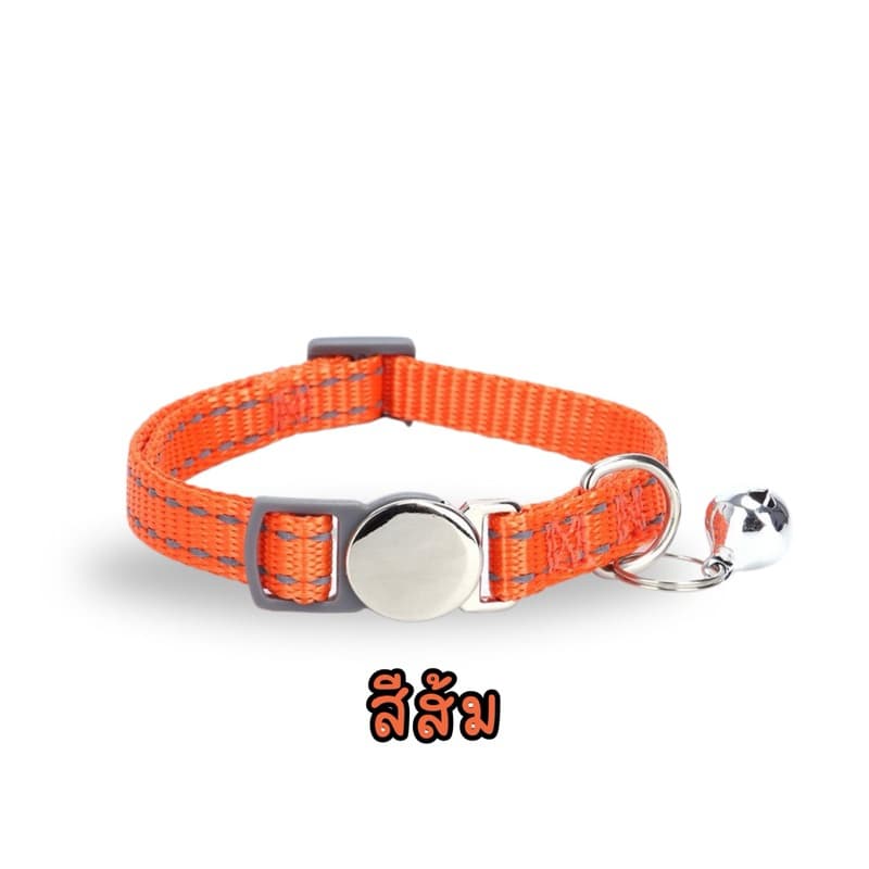 pawlux pets ปลอกคอนิรภัย กำหนดชื่อได้ สแตนเลสแท้ไม่เป็นสนิม แกะสลักฟรี พร้อมกระดิ่ง ร้านไทย รูปที่ 5