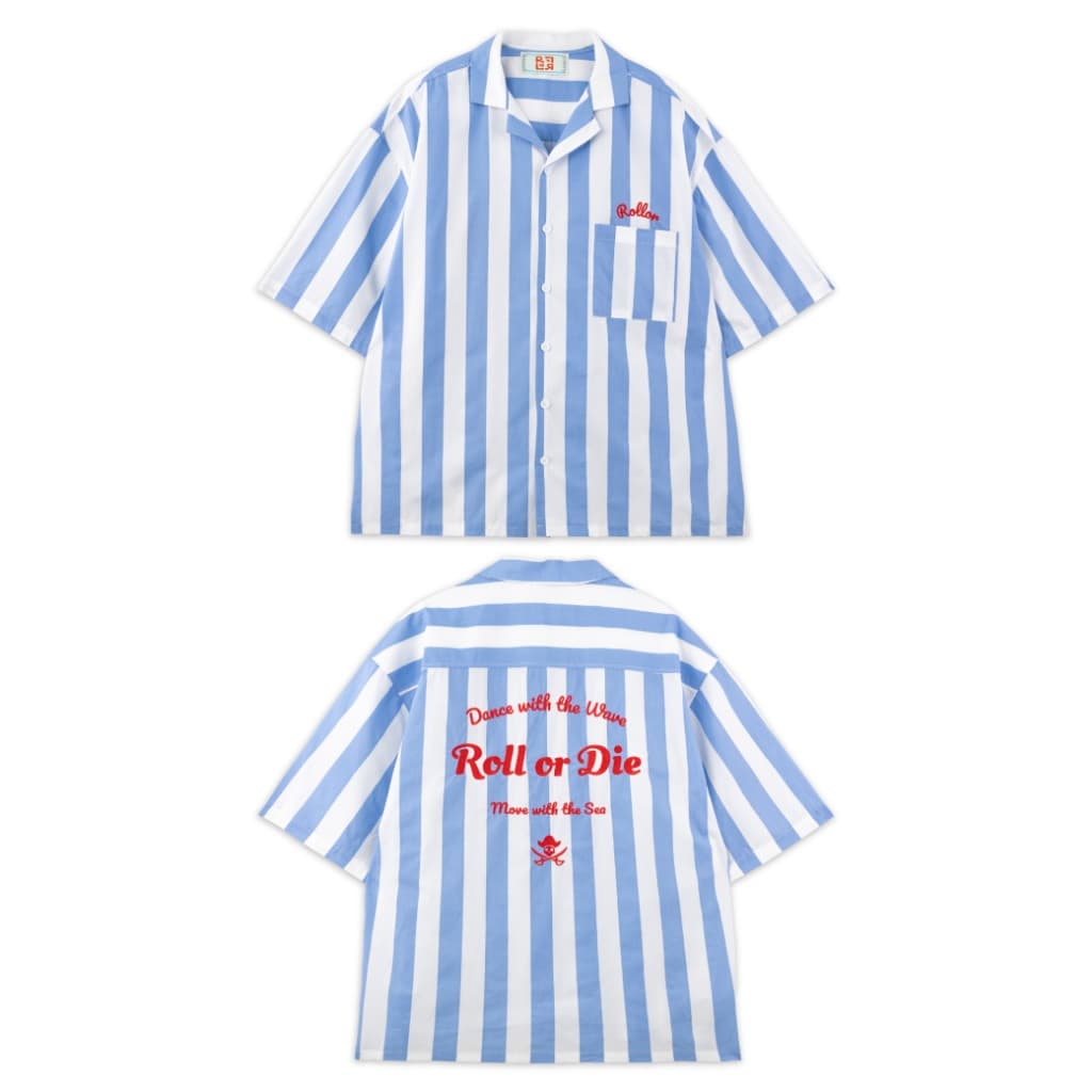 ROLLOR - เสื้อเชิ้ต แขนสั้น Oversize รุ่น ROLL OR DIE SHIRT รูปที่ 8