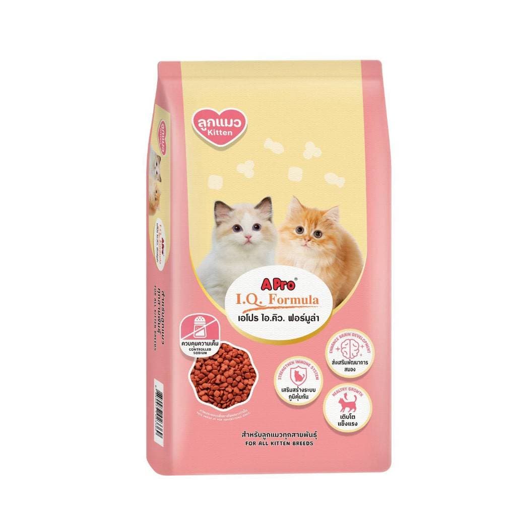 Apro IQ formula เอโปร ไอคิว ฟอร์มูล่า อาหารแมว ชนิดเม็ด 1kg. รูปที่ 4