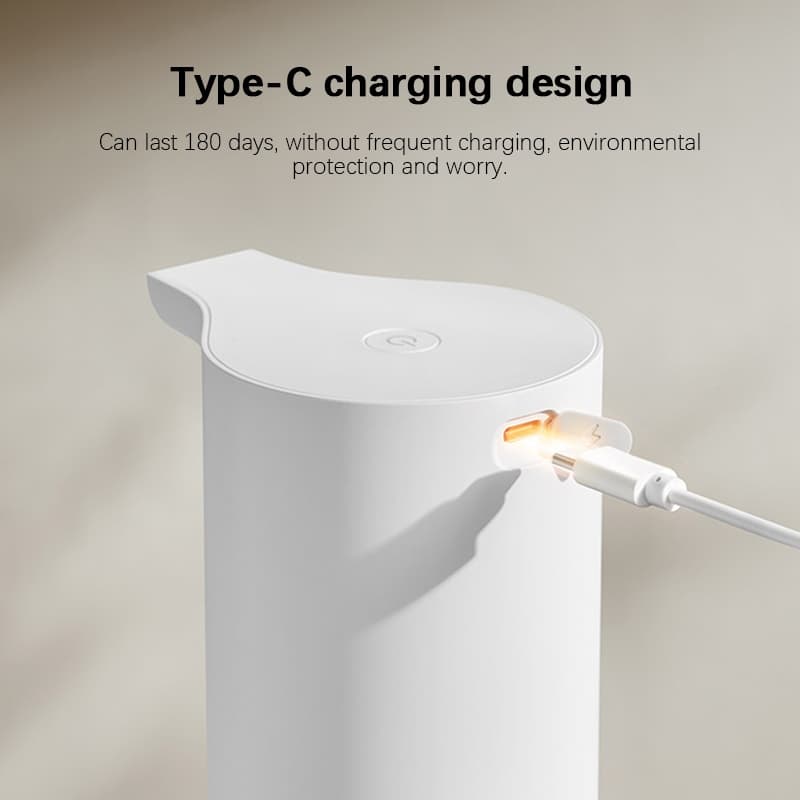 Xiaomi Mijia Automatic Soap Dispenser 1S เครื่องจ่ายสบู่อัตโนมัติ เครื่องปล่อยโฟมล้างมืออัตโนมัติ กำจัดเชื้อแบคทีเรียได้ รูปที่ 5
