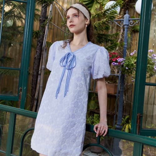MAVE รุ่น Sun-kissed Dress สี Cream,Light yellow,Lilac รูปที่ 7