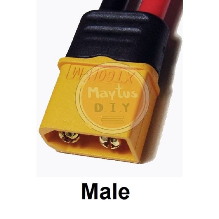 ] XT60 Amass Plug with housing ,10awg Silicone Rubber Cable รูปที่ 2