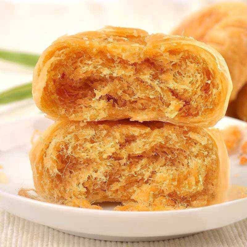 ขนม ขนมเปี๊ยะไก่หยอง ตรา M&D ยกกล่อง 12 ชิ้น ไส้แน่น อร่อย แป้งบาง อกไก่ อิ่ม รูปที่ 3