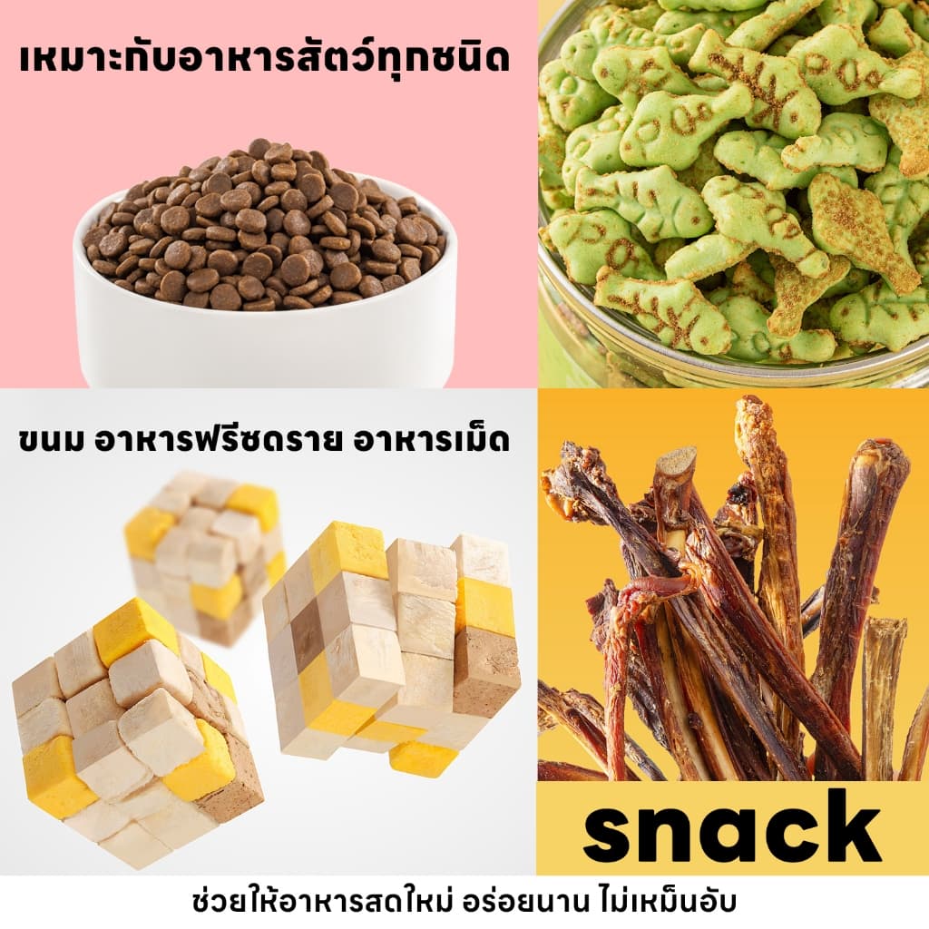 yoyopet : ที่ดูดความชื้น ดินเบาธรรมชาติ แถบดูดความชื้น ถนอมอาหารเม็ด ที่กันชื้น Food Grade ใช้ซ้ำได้ รูปที่ 4