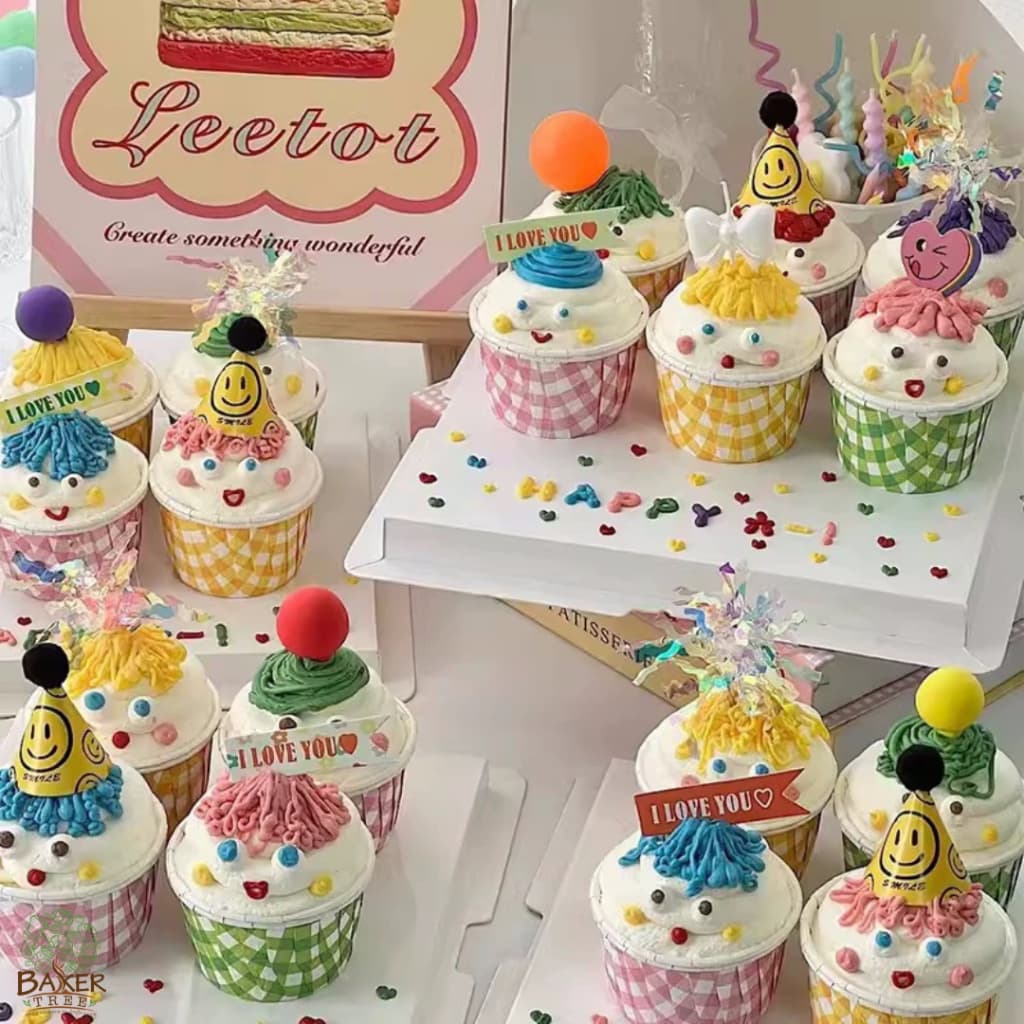 Baker Tree ถ้วยคัพเค้ก มัฟฟิ่น ถ้วยอบขนม ถ้วยม้วนขอบ ถ้วยกระดาษคัพเค้ก เบอร์ 5039 รูปที่ 4