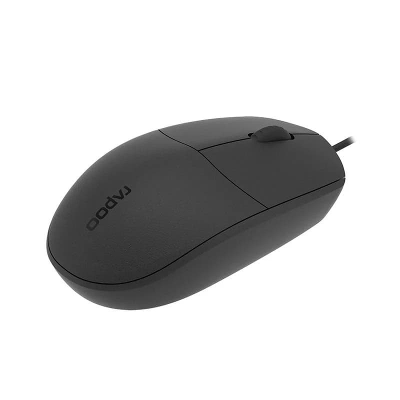 MOUSE RAPOO WIRED OPTICAL TYPE-C PORT ต่อแบบ USB Type C รูปทรงที่กระชับมือ รูปที่ 4