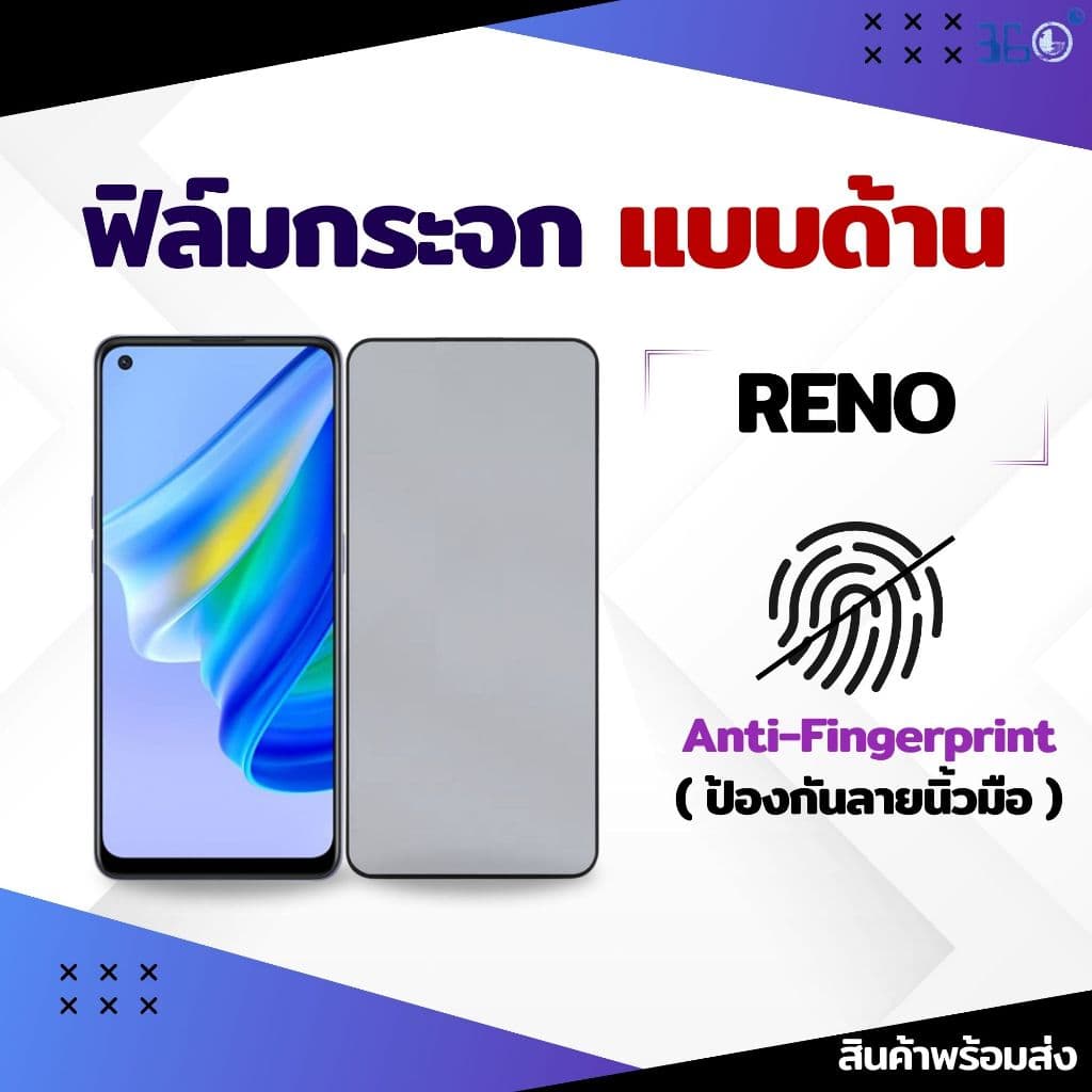 ฟิล์มด้าน OPPO Reno AG เต็มจอ ฟิล์มOPPO Reno 16-5G Find X9s K15 Pro F31Pro F31ProPIus 15 6Z 4 7Z 8 Pro รูปที่ 3