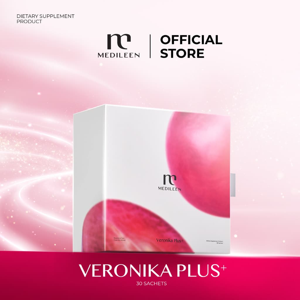 Medileen Veronika Plus+ 1 กล่องมี 30 ซอง อาหารเสริม บำรุงผิว และ สุขภาพ เวโรนิก้า พลัส จาก เมดิลีน รูปที่ 8