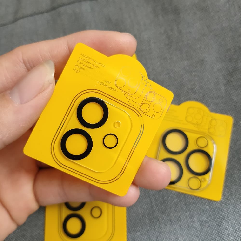 9H ฟิล์มกล้องหลัง for iPhone11 12 13 14 15 Pro Max 16 เลนส์กล้อง Camera Lens Protector ฟิล์มป้องกันเว็บแคกล้องหลัง รูปที่ 2