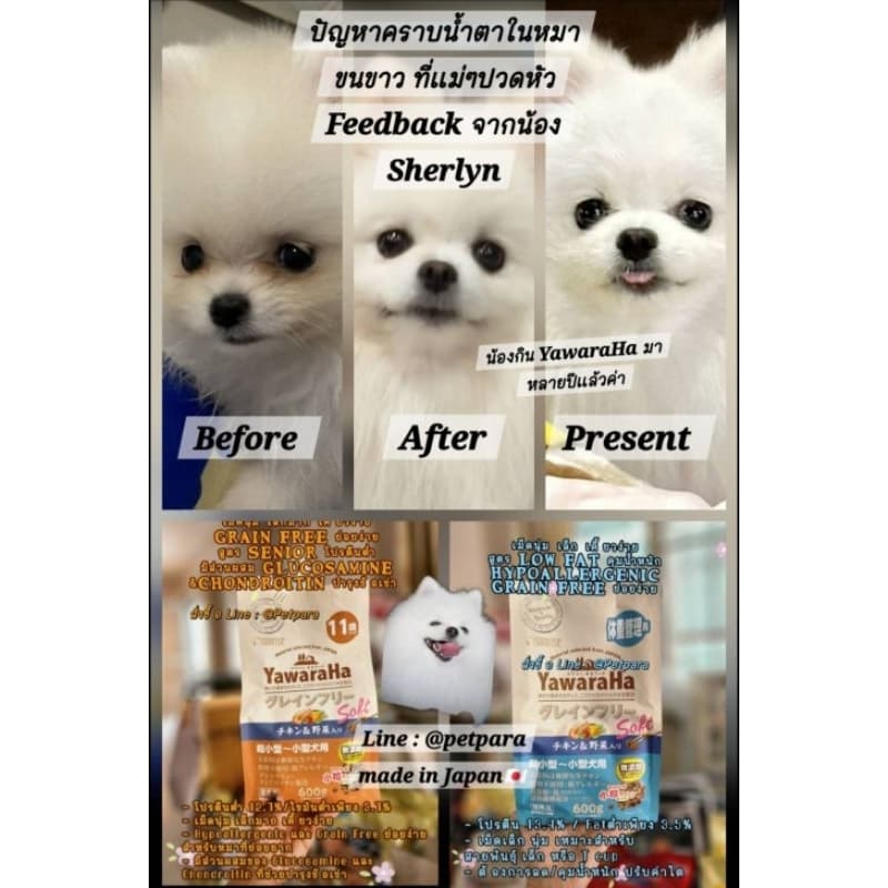 ‼Lotใหม่‼YawaraHaเม็ดนุ่มจิ๋ว Premium สูตรHypoallergenic/Grainfree ไม่แพ้/ย่อยง่าย รูปที่ 2