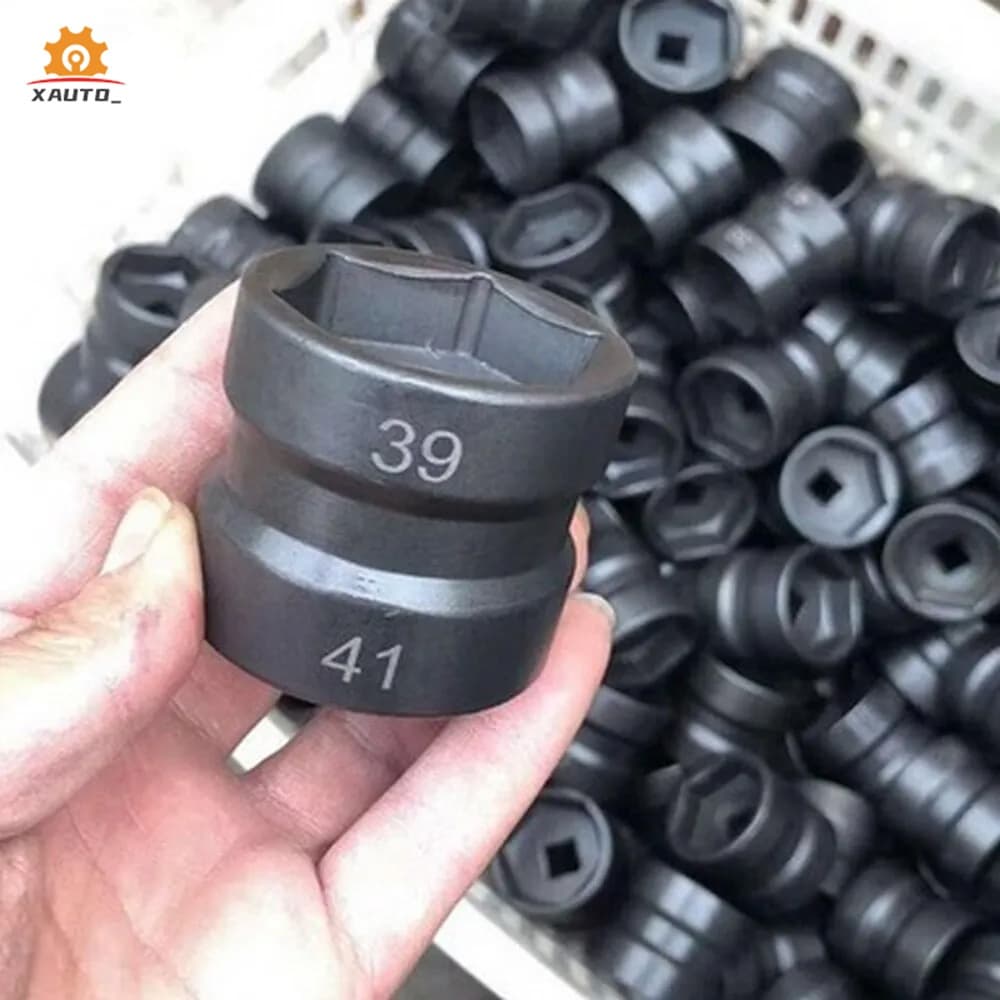 สกูตเตอร์ลูกรอกน็อตซ็อกเก็ตหัวคู่ 39-41 43-46 ตัวถอดคลัทช์หลัง เหล็กเกรด CR-V ลูกบล็อกยาว รถออโต้ ลูกบล็อก รูปที่ 8