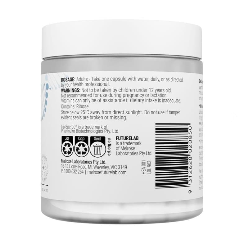 Melrose FutureLab NAD+ Booster Caps 30 Capsules รักษาระดับ NAD+ ในร่างกาย รูปที่ 3