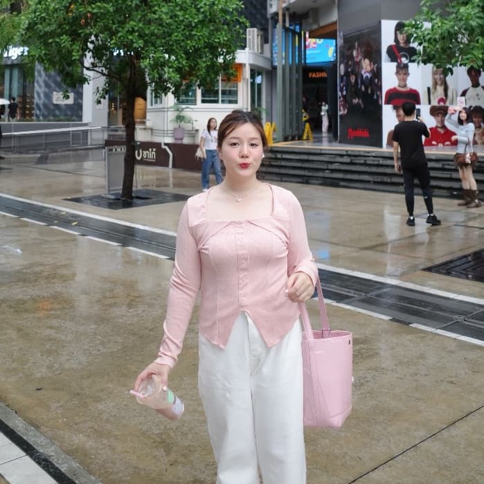 Frost Petal Top เสื้อสาวอวบ รูปที่ 2