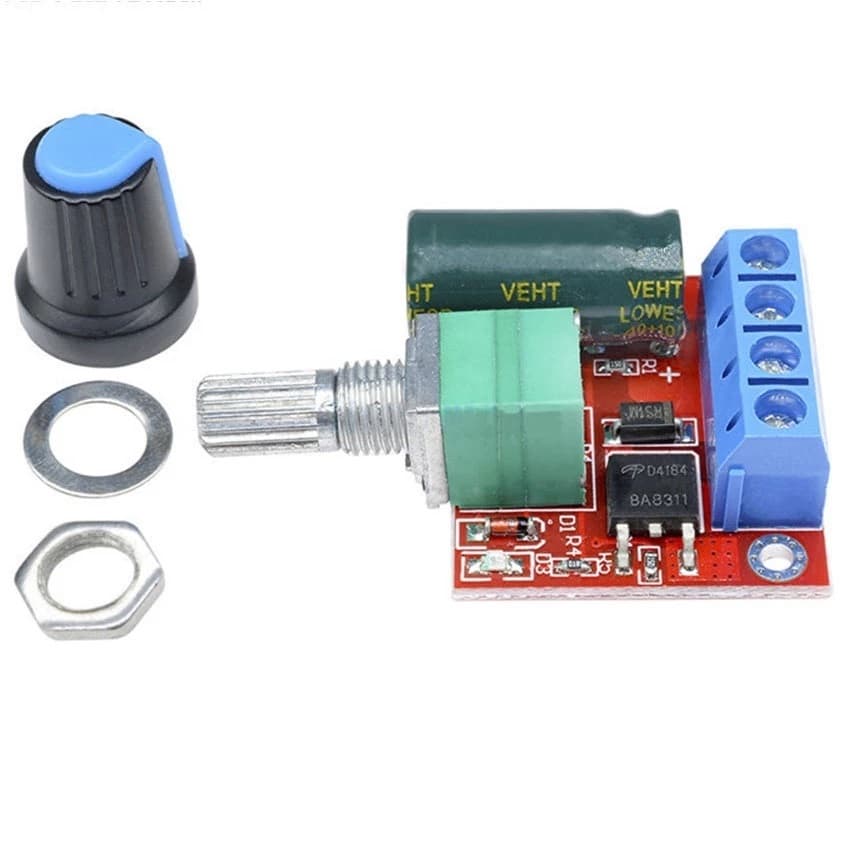 PWM DC ดิมเมอร์ ปรับความเร็วมอเตอร์ DC 4.5V-35V ควบคุมรอบมอเตอร์ ปรับแรงดันไฟ รูปที่ 5
