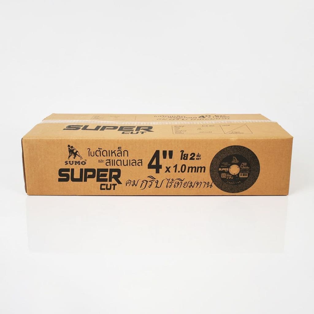 ใบตัด SUMO 4" Super Cut ใบตัดเหล็ก ซูโม่ 4นิ้ว sumo สีเขียว *** *** รูปที่ 9