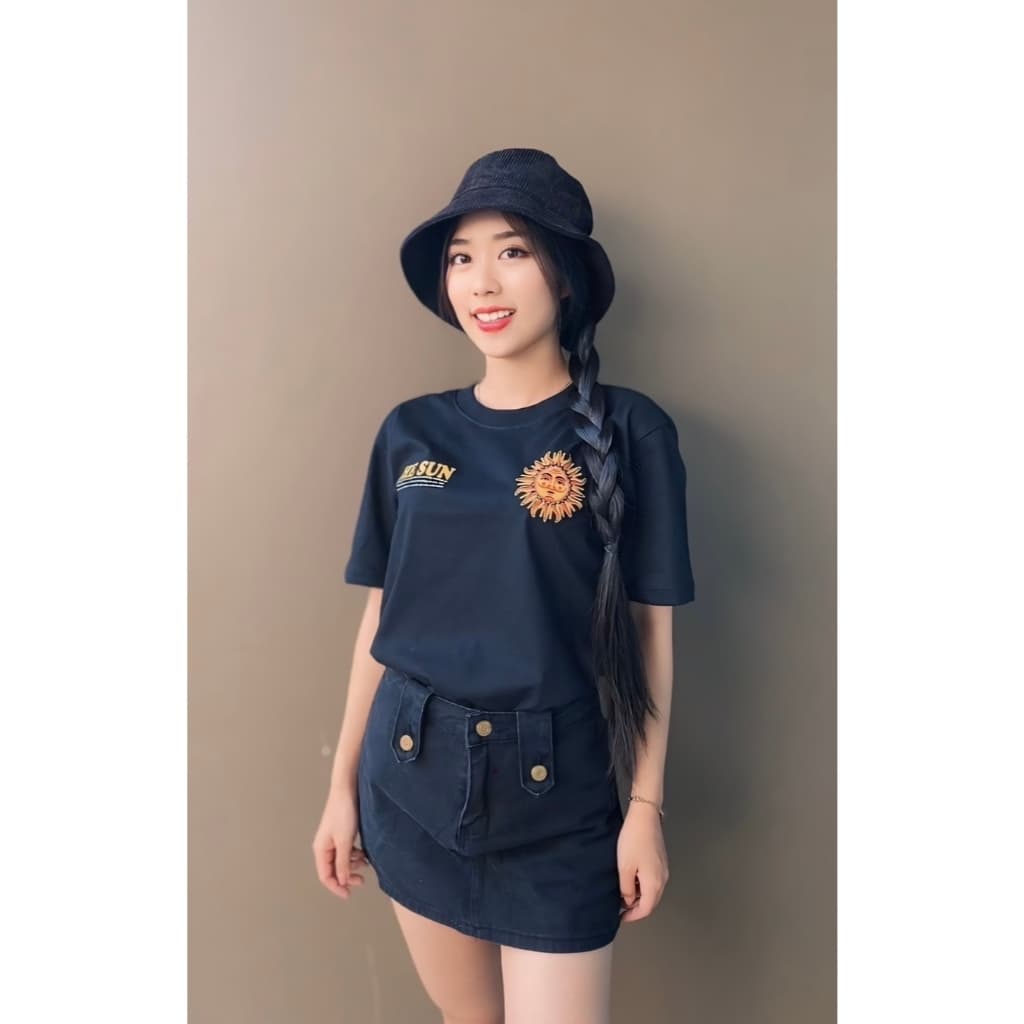 VINTAGE FACTORY เสื้อยืด Cotton100% THE SUN - เทคนิคซิลค์สกรีน สีจมลงเนื้อผ้าติดแน่นทนนาน รูปที่ 6