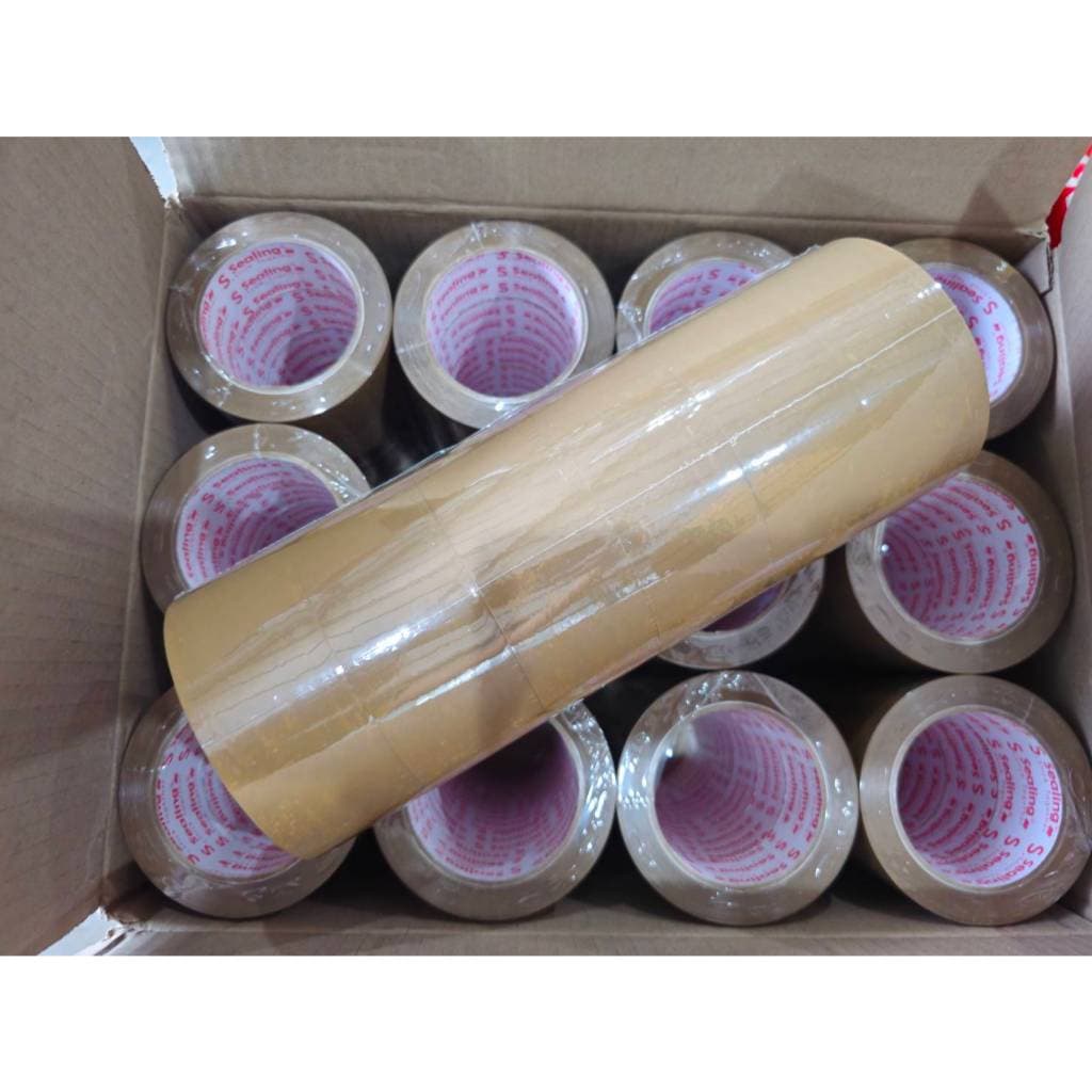 ยกลัง เทปใส เทปขุ่น หนา 50Mic ขนาด 2" 100หลา เทปปิดกล่องคุณภาพสูง เทประวังแตก เทปเสียงเบา รูปที่ 6